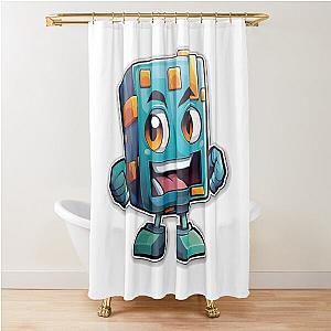 Geometry Dash Shower Curtain