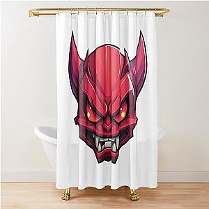 Geometry Dash Extreme Demon Shower Curtain