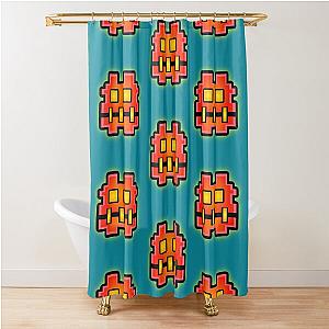 Geometry Dash Shower Curtain