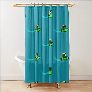 Geometry Dash Shower Curtain