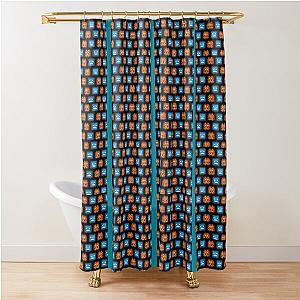 Geometry Dash Shower Curtain