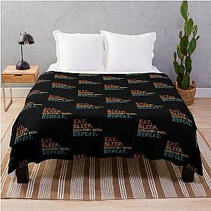 Eat Sleep Geometry Repeat Throw Blanket