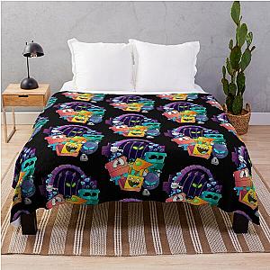 Geometry Dash Throw Blanket
