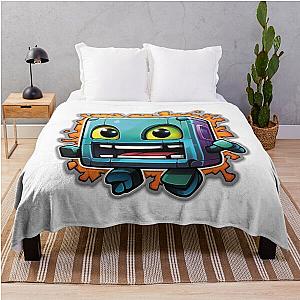 Geometry Dash Throw Blanket