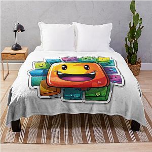Geometry Dash Throw Blanket