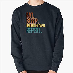 Eat sleep repeat Pullover Sweatshirt
