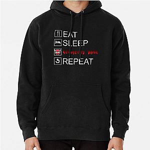 Eat Sleep Geometry Dash Repeat Pullover Hoodie
