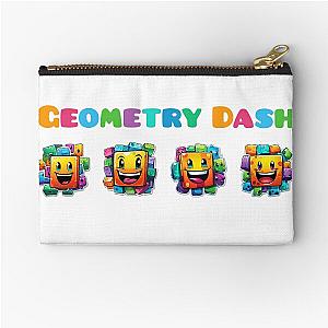 Geometry Dash Zipper Pouch