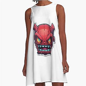 Geometry Dash Extreme Demon A-Line Dress