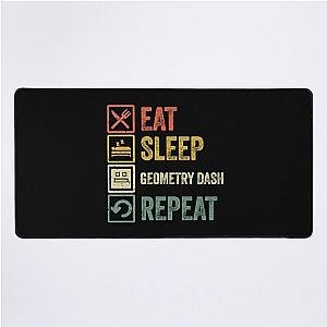 Funny geometry desk mat