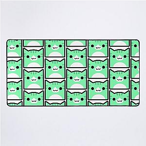 Juniper Geometry Dash Icon Cat Cube Desk Mat