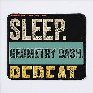 Eat sleep geometry mouse pad