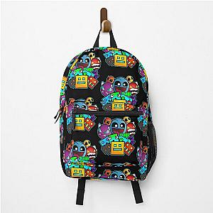 Geometry Dash Old School Gaming Backpack