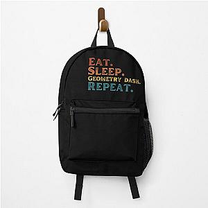 Eat, sleep, geometry dash repeat backpack