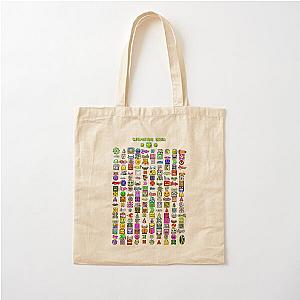 Geometry Dash Cotton Tote Bag