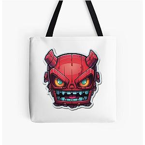 Geometry Dash Extreme Demon All Print Tote Bag