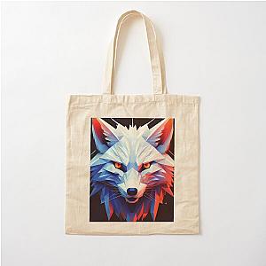 Geometry Dash The Lightning Wolf's Adventure Cotton Tote Bag
