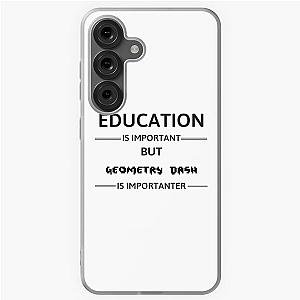Geometry Dash - Education Is Important Samsung Galaxy Soft Case