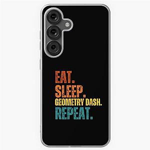 Eat sleep geometry Samsung Galaxy Case