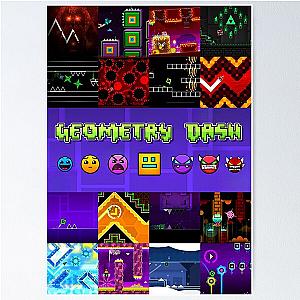 Geometry Dash Posters with Popular Levels