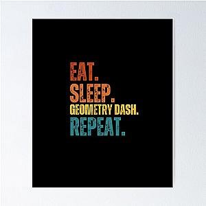 sleep geometry dash poster