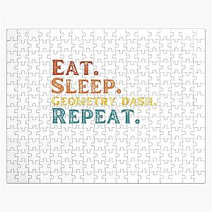 Eat Sleep Geometry Dash Jigsaw Puzzle