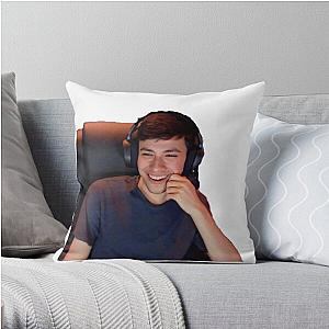 GeorgeNotFound Pillows - GeorgeNotFound smiling  Throw Pillow RB0906 [ID9284]