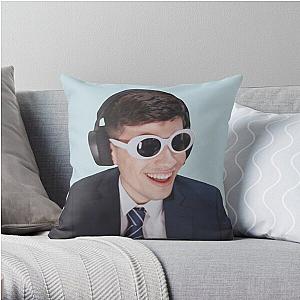 GeorgeNotFound Pillows - GeorgeNotFound in Goggles  Throw Pillow RB0906 [ID9298]