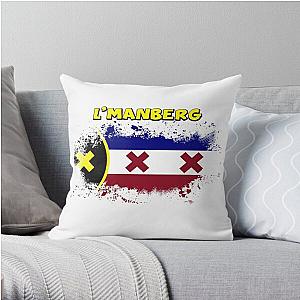 GeorgeNotFound Pillows - L'Manberg Flag Throw Pillow RB0906 [ID9308]