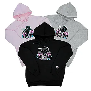 GeorgeNotFound Hoodies - GNF 10 MILLION Dino Retro Pullover Hoodie [ID9864]