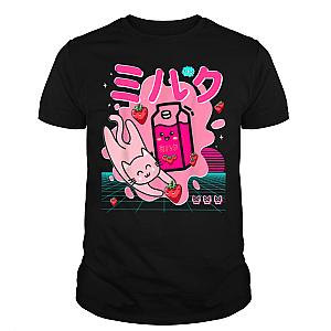 GeorgeNotFound T-Shirts - George Strawberry Milk Shake Kawaii T-Shirt [ID9836]