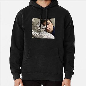 GeorgeNotFound Hoodies - GeorgeNotFound with his cat Pullover Hoodie RB0906 [ID8159]