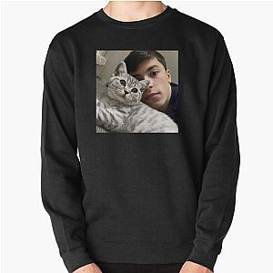 GeorgeNotFound Sweatshirts - GeorgeNotFound with his cat Pullover Sweatshirt RB0906 [ID8316]