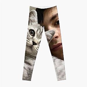 GeorgeNotFound Leggings - GeorgeNotFound with his cat Leggings RB0906 [ID8924]