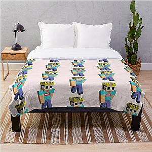 GeorgeNotFound Bedding Sets - GeorgeNotFound Glasses Funny Minecraft  Throw Blanket RB0906 [ID9027]