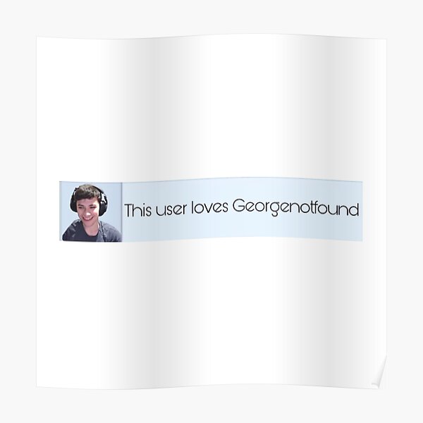 Georgenotfound dream team Poster RB0906 product Offical GeorgeNotFound Merch