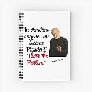 George Carlin  (1) Spiral Notebook