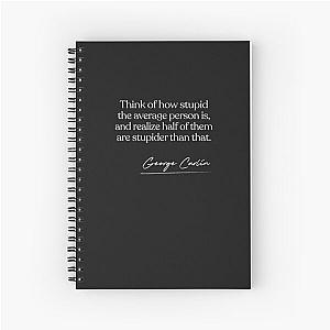 man george carlin Spiral Notebook