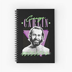 George Carlin Vintage Style Fan    Spiral Notebook