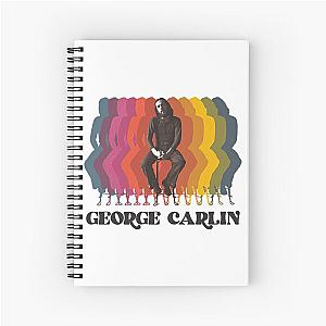 George Carlin Retro Fade    Spiral Notebook