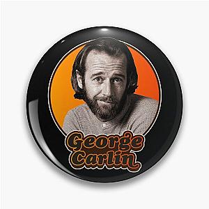 Retro George Carlin Tribute Pin