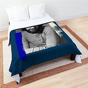 George Carlin Vintage Portrait   Comforter