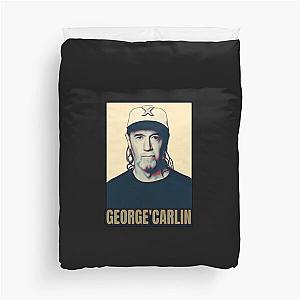 man george carlin Duvet Cover