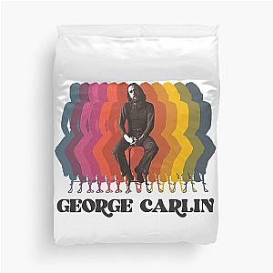 George Carlin Retro Fade    Duvet Cover