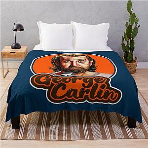 Retro George Carlin   Throw Blanket