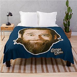 George Carlin Retro   Throw Blanket