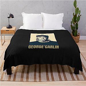 man george carlin Throw Blanket