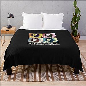 man george carlin Throw Blanket