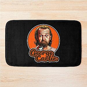 Retro George Carlin   Bath Mat