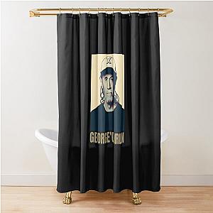 man george carlin Shower Curtain